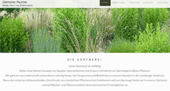 Desktop Screenshot of gaertnerei-palatini.de